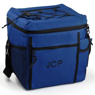 Personalized Cooler with Phone Holder, Blue