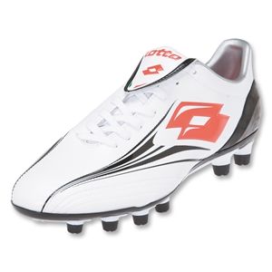 Lotto Zhero Evolution Tre Soccer Shoes (WHITE/BLACK/RED)