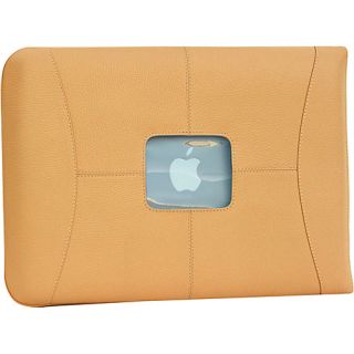 13 Premium Leather MacBook Sleeve   Tan