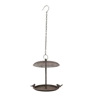 Urban Trends Collection 13 inch Metal Bird Feeder (MetalDimensions 13.75 inches wide x 11 inches deep x 13.25 inches highModel UTC94126UPC 877101941262For Decorative Purposes OnlyDoes Not Hold Water)