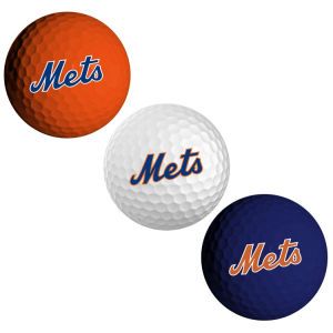 New York Mets 3pk Golf Ball Set