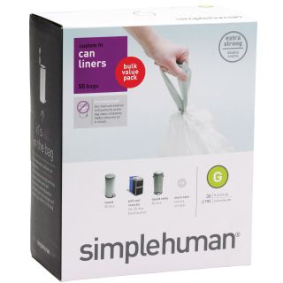 Simplehuman Code G Trash Can Liners