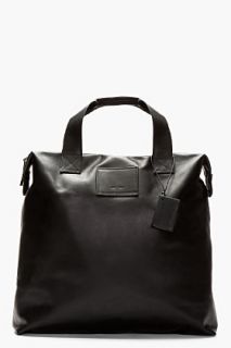 Common Projects Black Supple Leather Tote