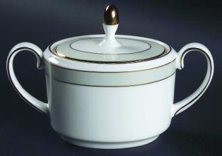 Wedgwood Illusion Sugar Bowl & Lid, Fine China Dinnerware   Vera Wang,Pale Gray