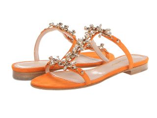 DSQUARED2 Camoscio Flat Sandal Womens Sandals (Orange)