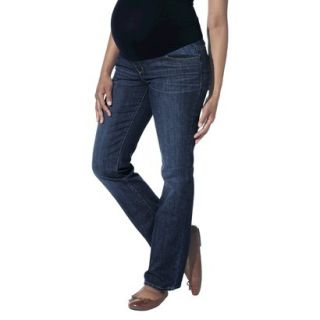 Liz Lange for Target Maternity Over the Belly Bootcut Denim Jeans   Blue Wash 14