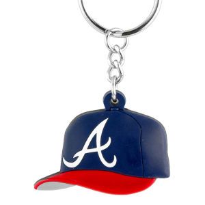 Atlanta Braves AMINCO INC. MLB Soft Rubber Cap Keychain