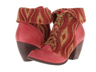 Miz Mooz Marilee Womens Lace up Boots (Red)