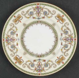 Minton Tweedsmuir Bread & Butter Plate, Fine China Dinnerware   Scrolls, Vases A