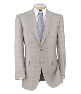 Signature silk/wool 2 Button Sportcoat  Extended Sizes by JoS. A. Bank Mens Bla