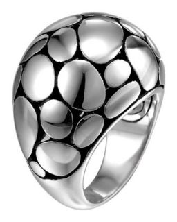 Kali Silver Dome Ring, Size 7