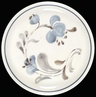Johnson Brothers Sirocco Blue Dinner Plate, Fine China Dinnerware   Blue Band,Bl
