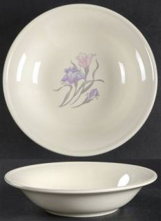 China Pearl Orchid Coupe Cereal Bowl, Fine China Dinnerware   Purple & Pink Flow