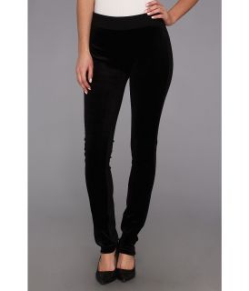 NYDJ Stretch Velvet and Ponte Legging Womens Casual Pants (Black)