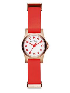 Marc by Marc Jacobs Henry Dinky Rose Goldtone Stainless Steel & Leather Strap Wa