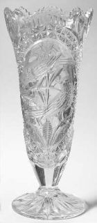Hofbauer Byrdes Collection (The) Footed Vase   Clear, Pressed, Bird