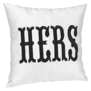 Hers Accent Pillow