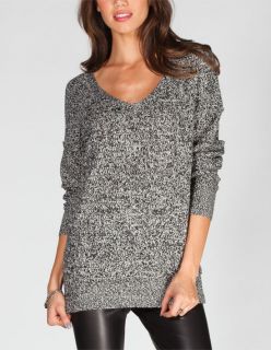 Essential Womens Boyfriend Sweater Black/White In Sizes X Large, Medi