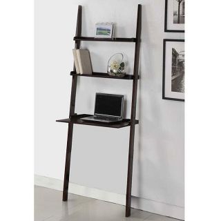 Cappuccino 3 tier Leaning Ladder Shelf