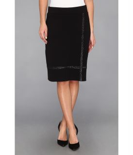 NIC+ZOE Stitched Wink Skirt Womens Skirt (Black)
