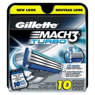 Gillette Mach3 Turbo Cartridges 10 count
