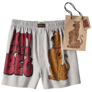Mens Scooby Doo Boxers with Free Gift Bag   Grey L