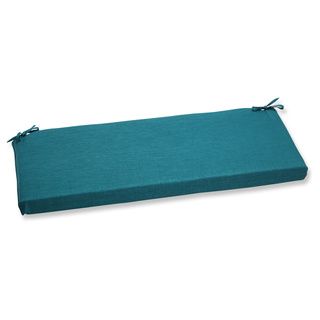 Pillow Perfect Outdoor Teal Bench Cushion (TealClosure Sewn Seam ClosureUV Protection Yes Weather Resistant Yes Care instructions Spot Clean or Hand Wash Fabric with Mild Detergent. Dimensions 45 inch Length x 18 inch Width x 2.5 inch DepthWeight 2.