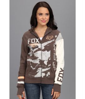 Fox Machina Zip Hoody Womens Sweatshirt (Metallic)