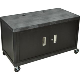 Luxor Mobile Work Center   With Locking Cabinet, Model# LEW29C G