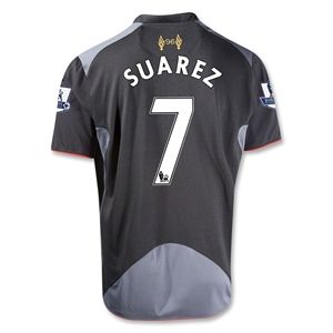 Warrior Liverpool 12/13 SUAREZ Youth Away Soccer Jersey