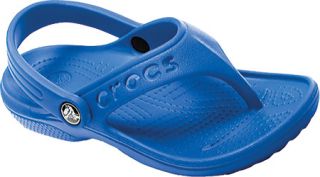 Childrens Crocs Baya Flip   Sea Blue Casual Shoes