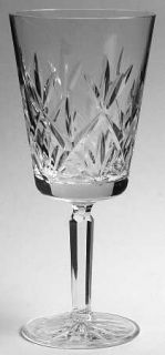Tiffany Sybil Water Goblet   Cut Diamond/Fan Design, Cut Stem & Foot