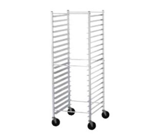 Advance Tabco Mobile Pan Rack   Holds (20) 18x26 Pans, Ribbed Angle, Side Load