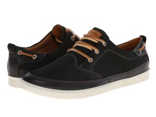 ECCO Collin Nautical Sneaker Mens Shoes (Black)