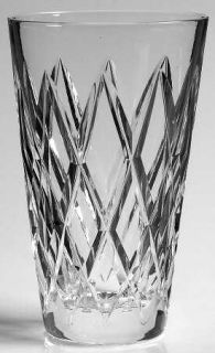 Waterford Kinsale (Cut) 9 Oz Flat Tumbler   Large Cut Diamond    Design On Bowl