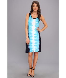 Calvin Klein Tie Dye Dress Womens Dress (Blue)