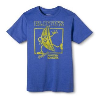 Mens Graphic Tee Vintage Bluth   Royal Blue XXL