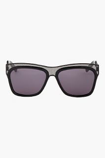 Ksubi Black Mesh Polaris Sunglasses