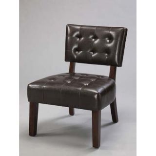 Wildon Home ® Modern Vinyl Slipper Chair 2046 Color Espresso