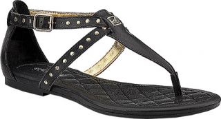 Womens Sperry Top Sider Summerlin Studded   Black/Studs Thong Sandals