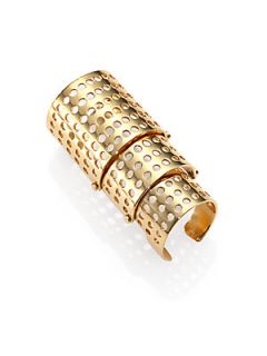 Kelly Wearstler Tiered Perforated Ring   Gold