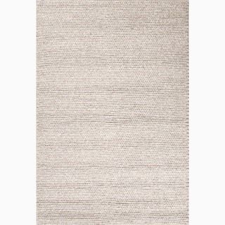 Handmade Gray Wool Te X Tured Rug (2 X 3)