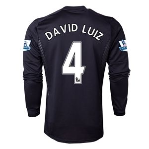 adidas Chelsea 13/14 DAVID LUIZ LS Third Soccer Jersey