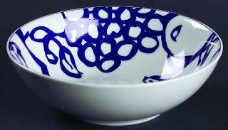 Thomas Blue Orchard Coupe Cereal Bowl, Fine China Dinnerware   Fashion Shape, Bl