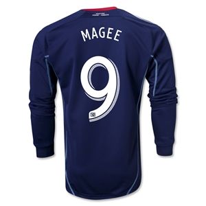 adidas Chicago Fire 2013 MAGEE Authentic LS Secondary Soccer Jersey