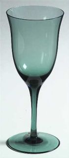 Carico Tivoli Blue Wine Glass   Solid Blue/Gray, No Trim