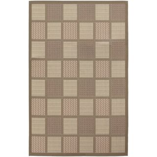 Five Seasons Acadia/ Coral Red Area Rug (86 X 13) (CreamSecondary colors Coral Red and TanPattern Geometric SquaresTip We recommend the use of a non skid pad to keep the rug in place on smooth surfaces.All rug sizes are approximate. Due to the differen