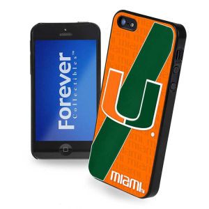 Miami Hurricanes Forever Collectibles iPhone 5 Case Hard Logo