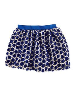 Tulle Rosette Skirt, Blue, 4 6X