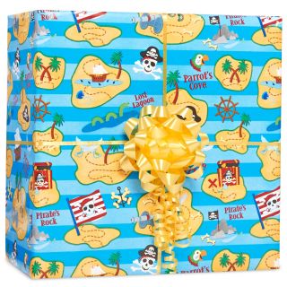 Pirate Gift Wrap Kit